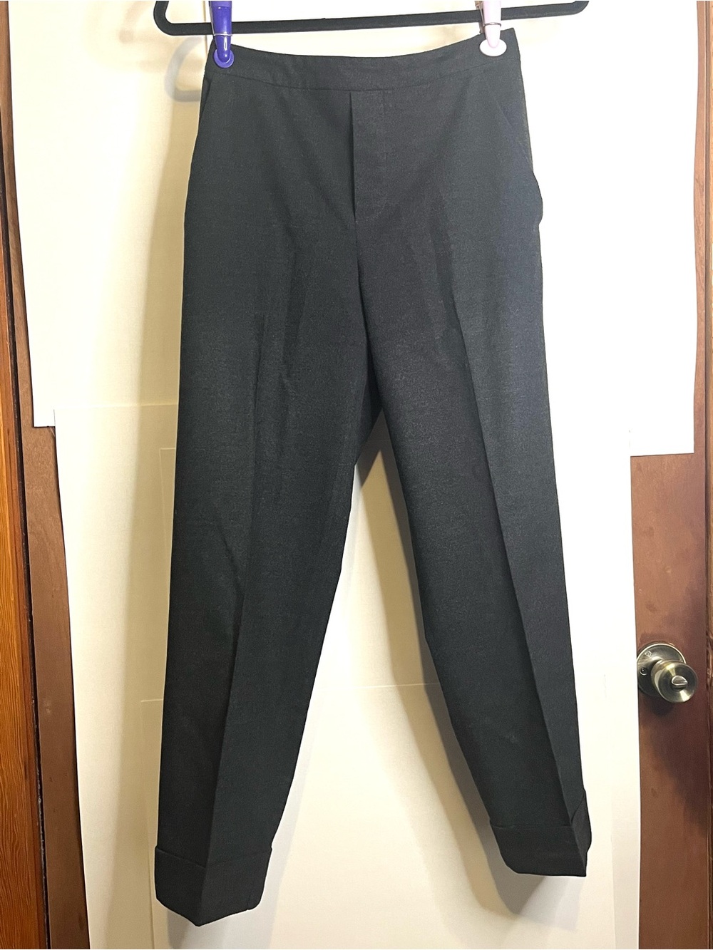 Brochu Walker Women’s Size XS Westport Pull-on Cropped Pant in Dark Charcoal - Picture 3 of 11